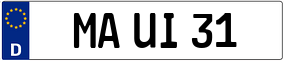 Truck License Plate